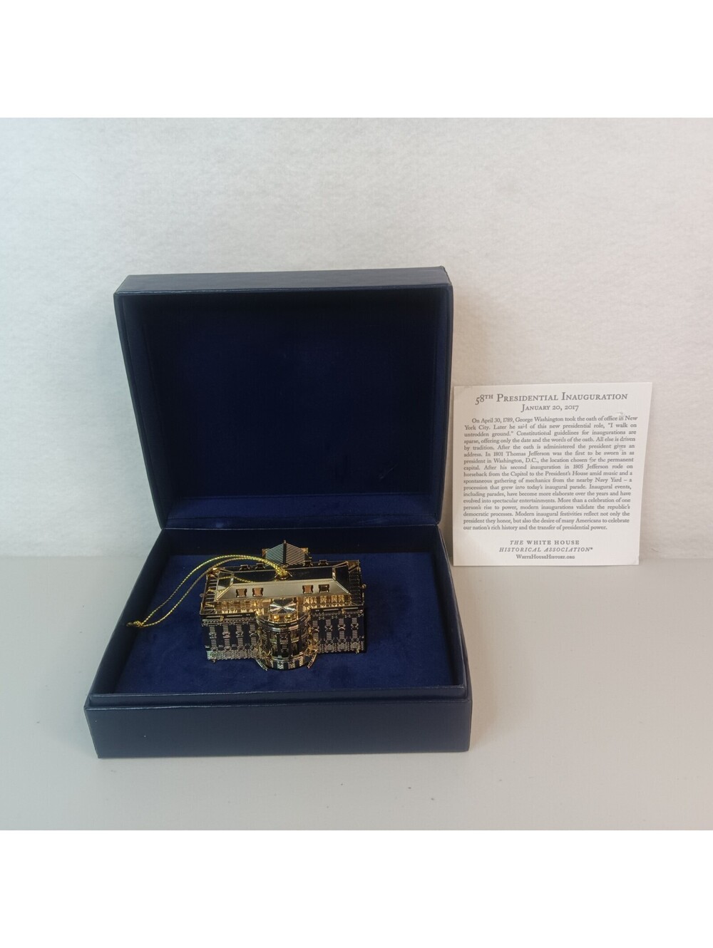 58th Presidential Inauguration Commemorative Ornament Donald Trump